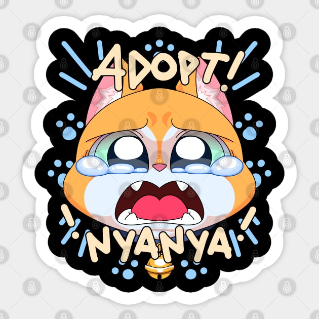 adopt me "CAT" Sticker by mihimax